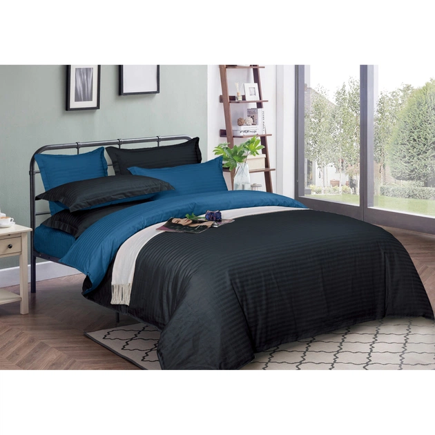 Підковдра MirSon Satin Stripe 30-0021 + 30-0019 Minhvan 143х210 см (2200005267417) - зображення 1