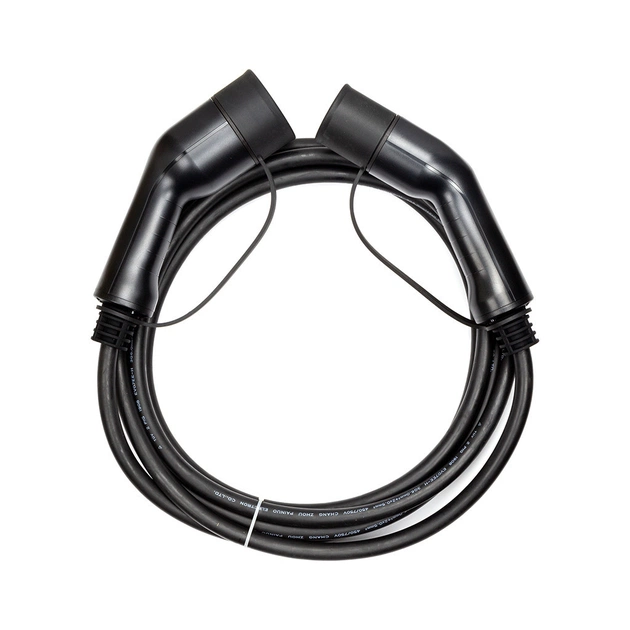 Зарядний кабель для електромобіля HiSmart Type 2 - Type 2, 32A, 7.2кВт, 1 фазный, 5м (EV200016) - picture 1