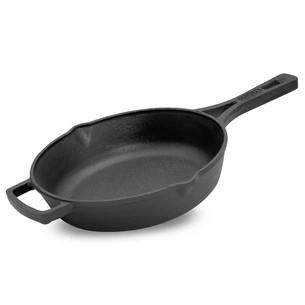 Сковорода Brizoll Monolith чавунна з литою ручкою 240х60 мм (M2460P) зображення 1