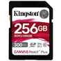 Карта пам'яті Kingston 256GB SDXC class 10 UHS-II U3 Canvas React Plus (SDR2/256GB) - зменшене зображення 1