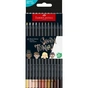 Олівці кольорові Faber-Castell Black Edition Colour Pencils Skin Tones 12 кольорів (116414) (32397) - зменшене зображення 1