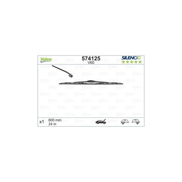 Щетка стеклоочистителя Valeo 574125 - изображение 1