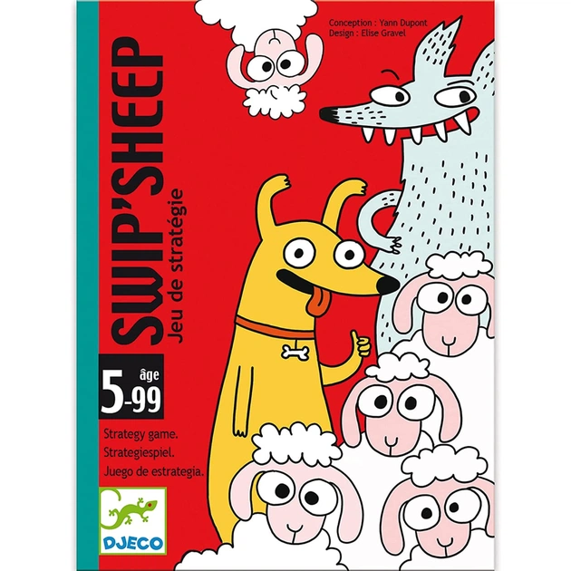 Настільна гра Djeco Збери баранчиків (Swip' Sheep) (DJ05145) - изображение 1