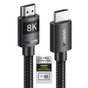 Кабель мультимедийный HDMI M to HDMI M 10.0m 8K60Hz 48Gbps braided Ugreen (95966) - уменьшенное изображение 1
