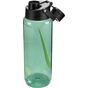 Пляшка для води Nike TR RENEW RECHARGE CHUG BOTTLE 24 OZ N.100.7636.011.24 зелений, чорний 709 мл (887791805515) - зменшене зображення 3