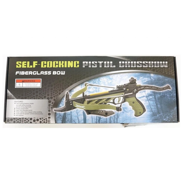 Арбалет Man kung рекурсивный, пистолетного типа, Black (TCS1-BK) - изображение 5