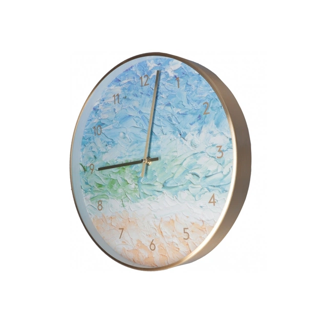 Настінний годинник Optima Sea металевий, блакитний (O52094) - picture 2