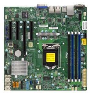 Серверна материнська плата Supermicro X11SSM-F-O зображення 1