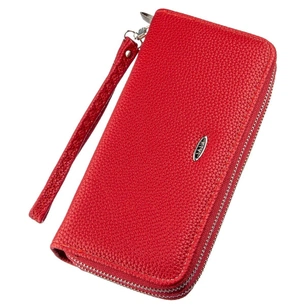 Гаманець Kivi З зернистої екошкіри Червоний (19042) зображення 1