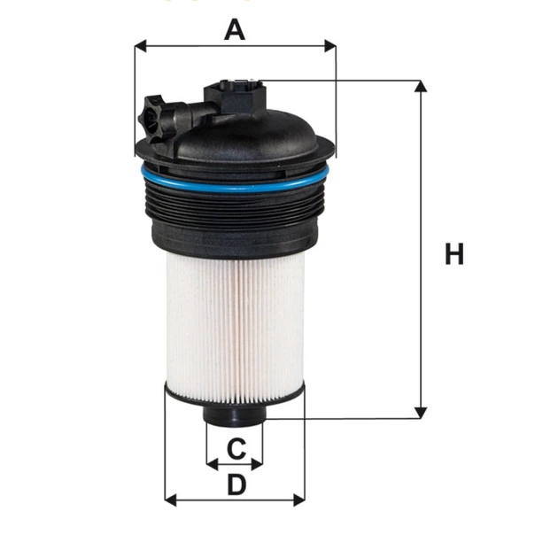 Фильтр топливный Wixfiltron WF8529 - изображение 1
