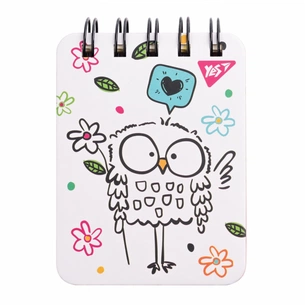 Блокнот Yes А7/100 лін. дв. спір. Sketch animal. Owl (681824) зображення 1