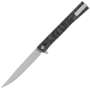 Ніж Ocaso Solstice, Engraved titanium, Topo Pattern, Satin (10ETS) зображення 1