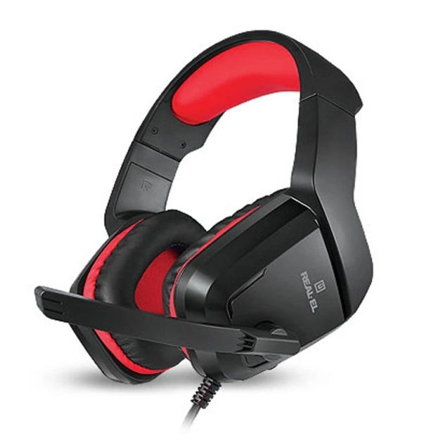 Навушники REAL-EL GDX-7550 Black-Red - изображение 1