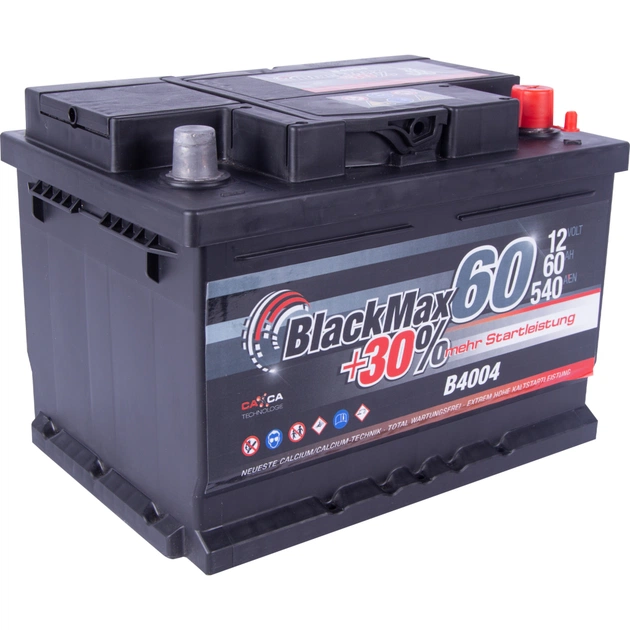 Акумулятор автомобільний BlackMax 60А (B4004) - зображення 1