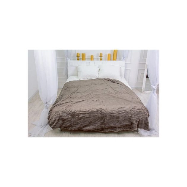 Плед MirSon 1018 Aurora Brown 180x200 (2200002981965) - изображение 1
