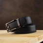 Ремінь Vintage Чоловічий Чорний (20218) - зменшене зображення 6
