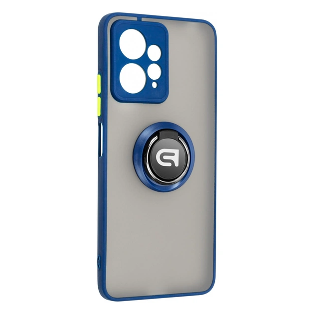 Чохол до мобільного телефона Armorstandart Frosted Matte Ring Xiaomi Redmi Note 12 4G Navy Blue (ARM68380) - зображення 1