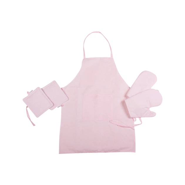 Фартух MirSon Набір 11-2409 Elma бязь дві прихватки + дві рукавички-прихватки + фартух (2200006752639) - picture 1