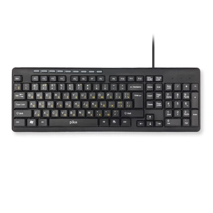 Клавіатура Piko KB-108 USB Black (1283126467103) зображення 1