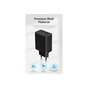 Зарядний пристрій Vention 2xUSB 36W (2xUSB-A) QC3.0 black (FBAB0-EU) - зменшене зображення 5