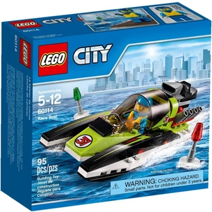 Конструктор LEGO City Great Vehicles Гоночный катер (60114) зображення 1