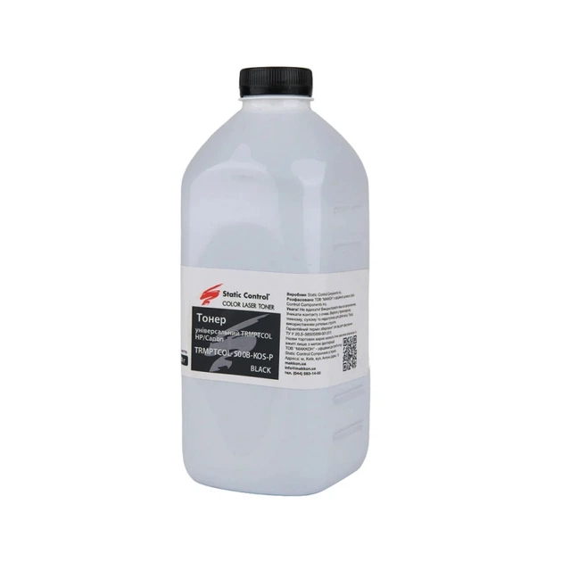Тонер HP/Canon TRMPTCOL Universal 0.5кг Black Static Control (TRMPTCOL-500B-KOS-P) - зображення 1