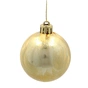 Ялинкова іграшка Chomik пластикові кульки 20 шт, 5 см, золотисті (5900779893801_2) - зменшене зображення 4