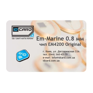 Смарт-карта EM-Marine 0,8 мм (Original EM4200 chip) (01-028) зображення 1