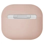 Чохол для навушників Uniq Lino AirPods 4 Silicone Pink Blush (8886463691380) - зменшене зображення 2
