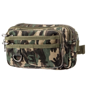 Сумка Vintage Бананка текстильна на пояс Мілітарі (20157) зображення 1