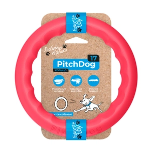 Іграшка для собак Collar PitchDog Кільце для апортування 17 см рожеве (62367) зображення 1