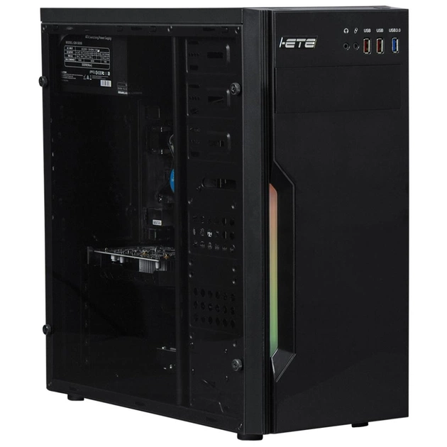 Комп'ютер Ete GAME CASUAL MID / i3-9100F (HB.I9100F.810.GTX1050.B42RGB500.BN) - зображення 1