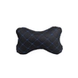 Подушка EVAtech ECO 27х16 см чорна з синьою ниткою (SPCRBL) - зменшене зображення 1