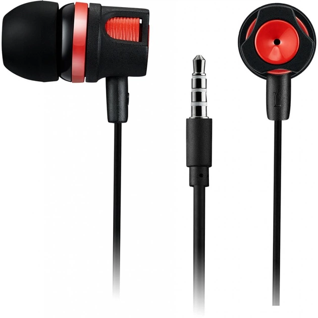 Навушники Canyon CNE-CEP3R Red (CNE-CEP3R) - зображення 1