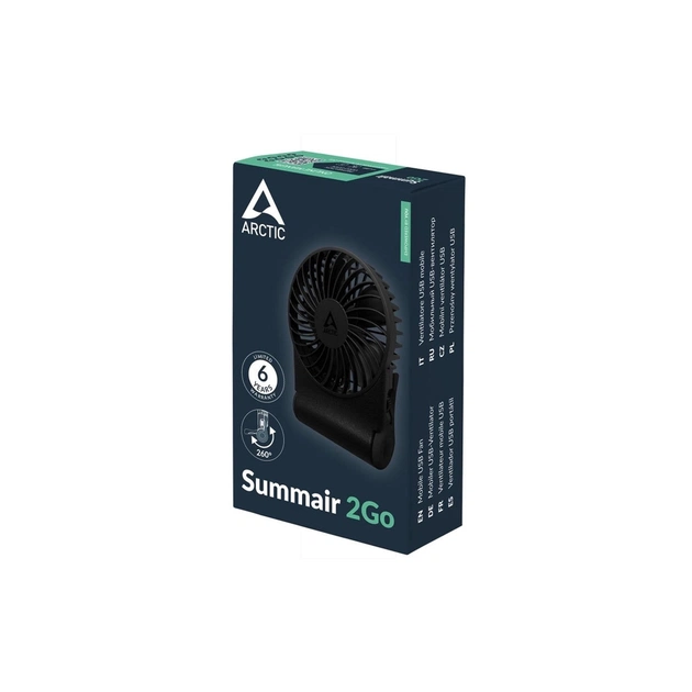 Вентилятор Arctic USB-C SUMMAIR 2GO BLACK (AEBRZ00027A) - picture 8