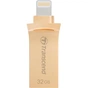 USB флеш накопичувач Transcend 32GB JetDrive Go 500 Gold USB 3.1/Lightning (TS32GJDG500G) - зменшене зображення 2
