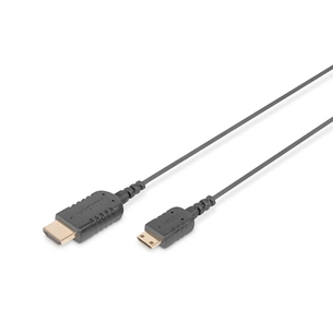 Кабель мультимедійний HDMI M to HDMI mini M 2.0m black Digitus (DB-330121-020-S) зображення 1