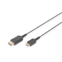 Кабель мультимедійний HDMI M to HDMI mini M 2.0m black Digitus (DB-330121-020-S) - зменшене зображення 1