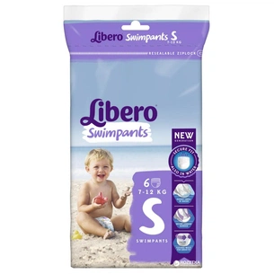 Підгузки Libero Swimpants Small 7-12 кг 6 шт. (7322540375770) зображення 1