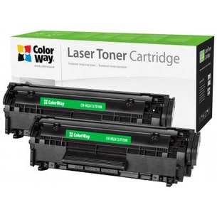 Картридж ColorWay для HP LJ 1010 (Q2612AF/Canon FX-10 Universal) DUAL PACK (CW-HQ2612/FX10FM) зображення 1