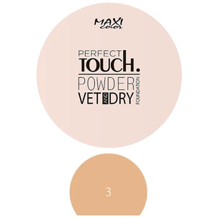 Пудра для обличчя Maxi Color Perfect Touch Matt Powder 03 (4823097121948) зображення 1