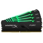 Модуль пам'яті для комп'ютера DDR4 64GB (4x16GB) 2666 MHz HyperX Fury RGB Kingston Fury (ex.HyperX) (HX426C16FB4AK4/64) - зменшене зображення 2