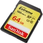 Карта пам'яті SanDisk 64GB SDXC class 10 UHS-I Extreme (SDSDXV6-064G-GNCIN) - зменшене зображення 3