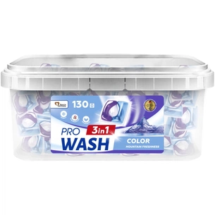 Капсули для прання Pro Wash Color Гірська свіжість 130 шт. (4823128002291) зображення 1
