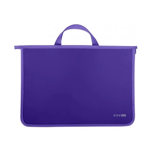 Папка - портфель Economix пластиковий А4 на блискавці 2 відділення, бузковий (E31630-12) зображення 1