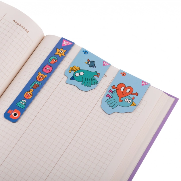 Закладки для книг Yes магнітні Stand with Ukraine 3 шт (708353) - picture 3