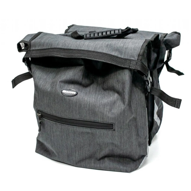 Велосумка на багажник Bravvos F-088 35x30x13 cm Grey (BIB-029) - picture 1