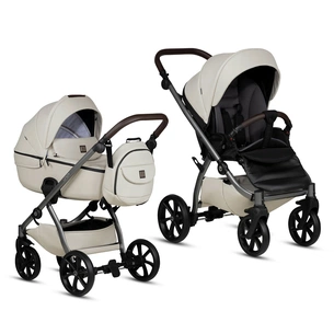 Коляска TUTIS Uno5 plus LEATHER COLLECTION Black Sesame (1402168) зображення 1