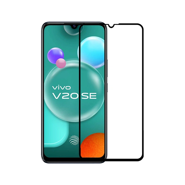 Скло захисне PowerPlant Full screen Vivo V20 SE, Black (GL609444) - изображение 1