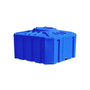 Ємність для води Рото Європласт квадратна харчова 300 л куб синя (16) зображення 1